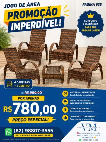 CONJUNTO JOGO DE AREA 
