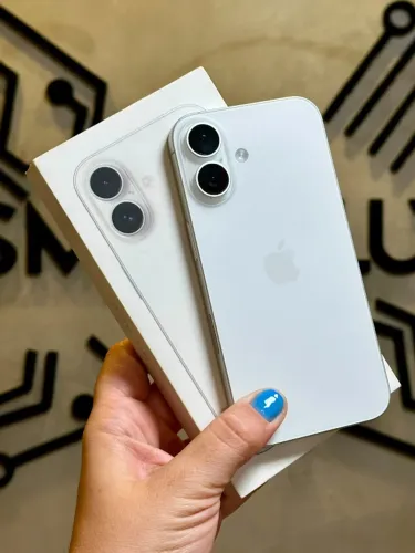 iPhone 16 White 128GB (Nota e garantia de 3 meses)