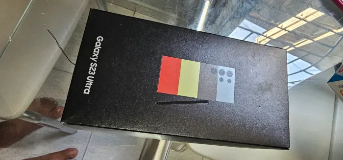 S23 ultra completo nota caixa tudo original troca por iPhone posso até dar uma volta