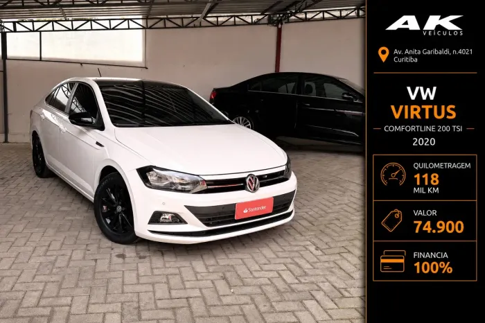 Volkswagen Virtus Comfort. 200 TSI 1.0 Flex 12V AUT 2019