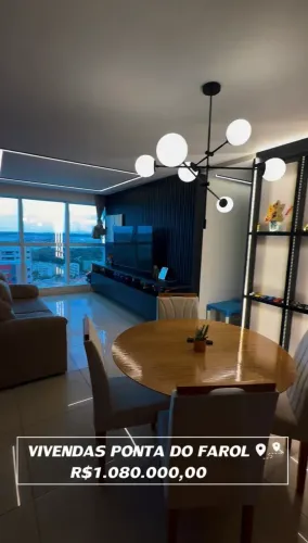 VIVENDAS PONTA DO FAROL | 82m² | 2 VAGAS SOLTAS | ANDAR ALTO | PROJETADO | PONTA DO FAROL