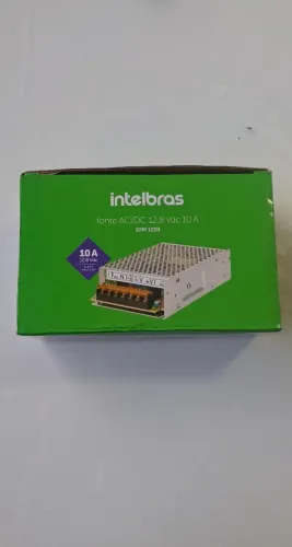 Fonte 10a intelbras 12v nova