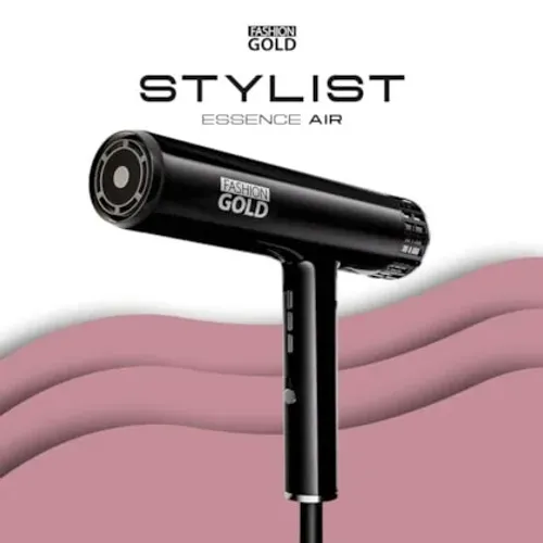 Secador de cabelo Essence Air Stylist da fashion Gold novo