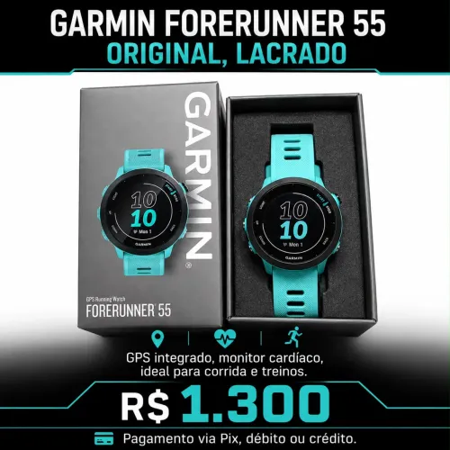 Garmin Forerunner 55 Original - Novo e Lacrado