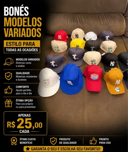 Bonés Variados