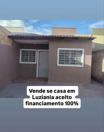 Vende se casa em Luziania parque alvorada