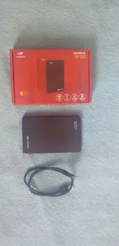 HD externo de 500 com a case