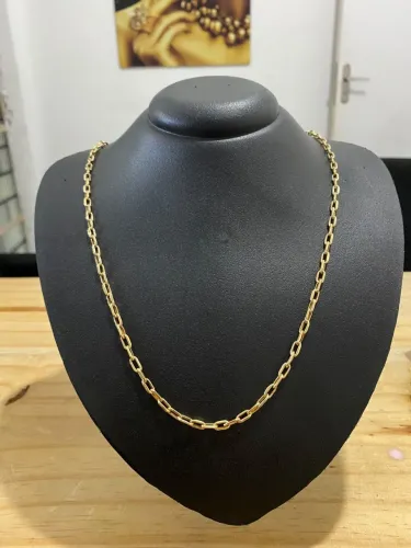 Cordão Cadeado Ouro 18K