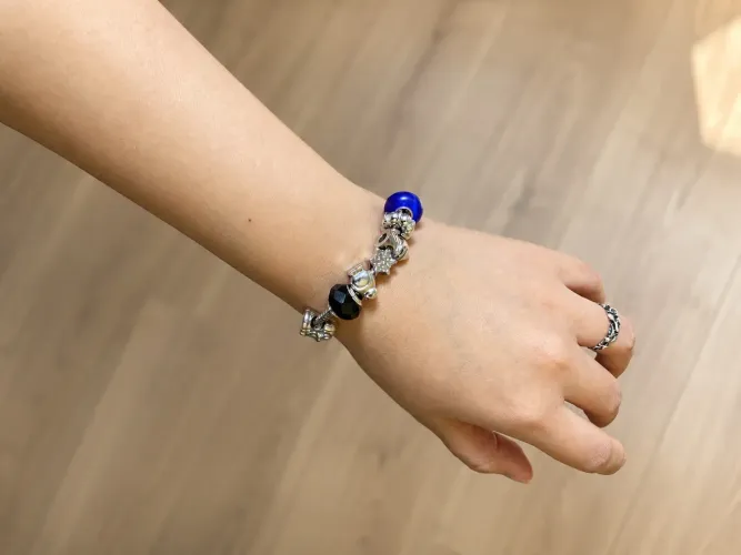 Pulseira Morana Original + 7 Berloques + Caixa Original | Estilo Pandora