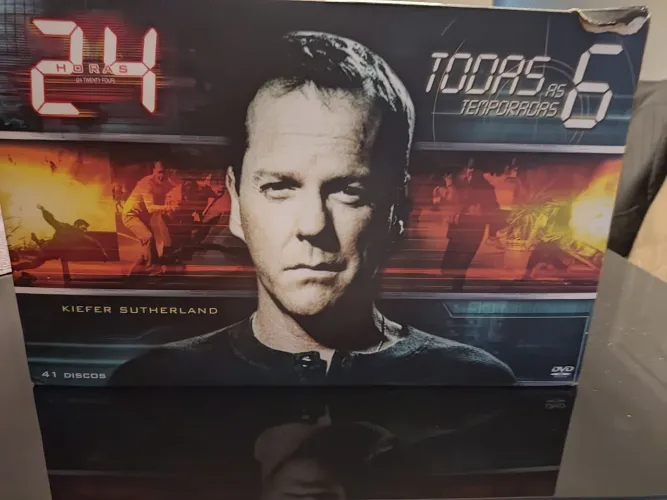 Coleção Completa 6 Temporadas DVD Box Seriado de TV 24 horas 