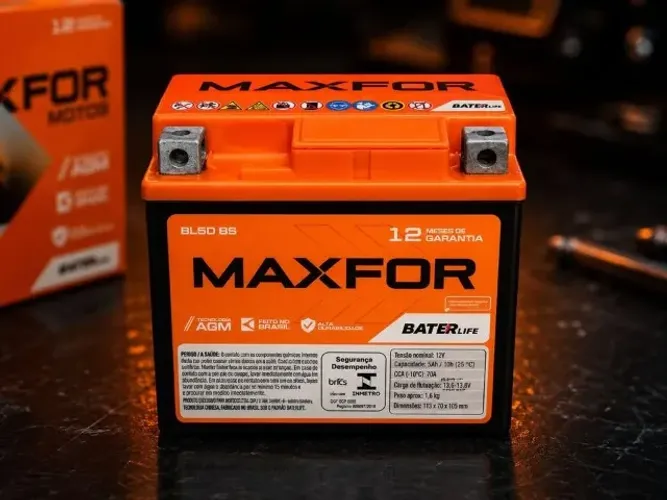 Bateria de moto 5 amperes 1 ANO DE GARANTIA!!