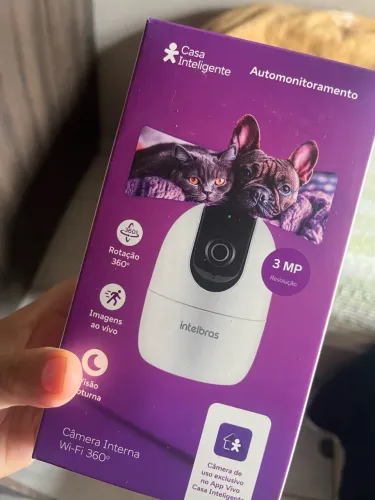 Camera Intelbras 360 com visão noturna