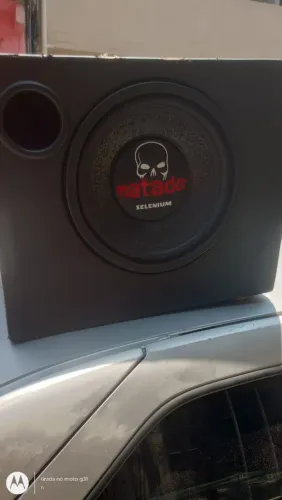 Subwoofer JBL matador de 12 na caixa , 800 RMS 