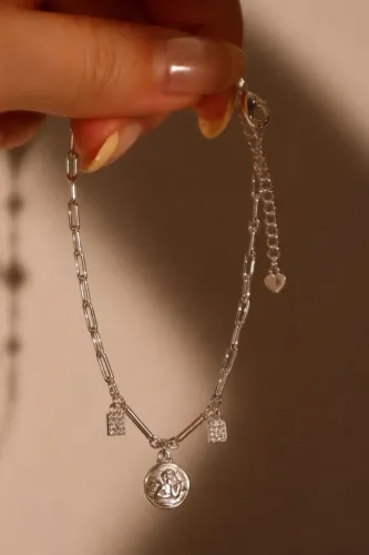 Pulseira Banhada Prata São Bento