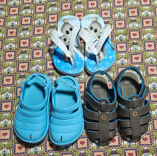 Trio sapatinhos 21-22 