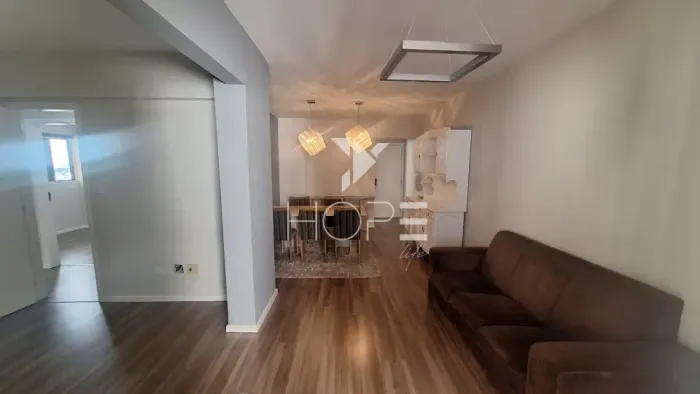 Ed. Palladium Apartamento mobiliado para alugar com 103m² - 1 suíte - 2 vagas - Centro -