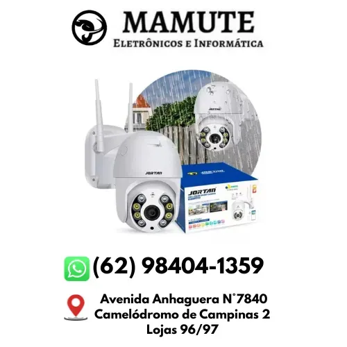 Câmera Segurança Ip Wifi Auto Tracking Audio Infravermelho Jortan