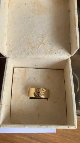 Anéis folhados a ouro Paysandu e Remo