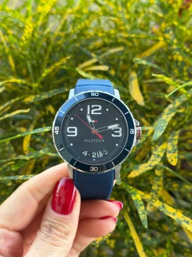 Relógio Tommy Hilfiger Azul Original 