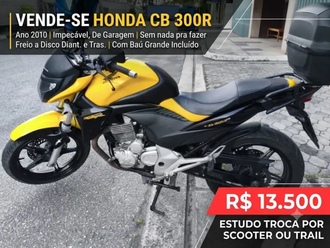 Honda CB 300R 2010 Amarela