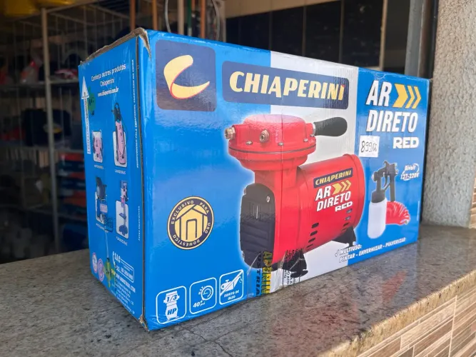 Compressor de Ar Direto Chiaperini RED 1/3 HP Bivolt Novo Lacrado