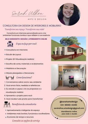 Consultoria em Design de Interiores e Mobiliário
