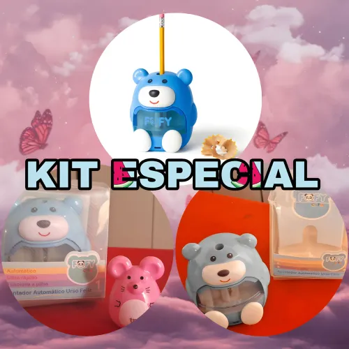 Apontador de Lápis Automático Ursinho Feliz