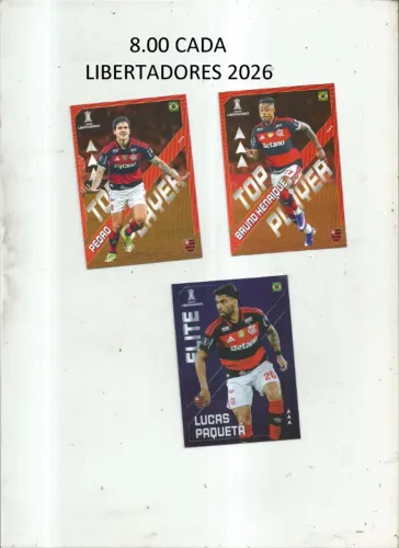 CARDS LIBERTADORES 2026 VARIEDADES DE TIMES A PARTIR 6.00