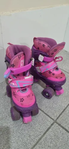 Patins infantil Roller 4 rodas tam 30-33
