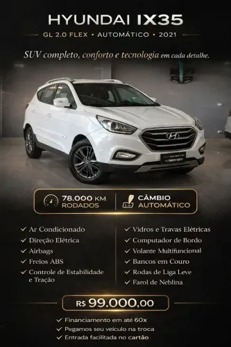 Hyundai IX35 GL 2.0 16V 2WD Flex Aut. 2021