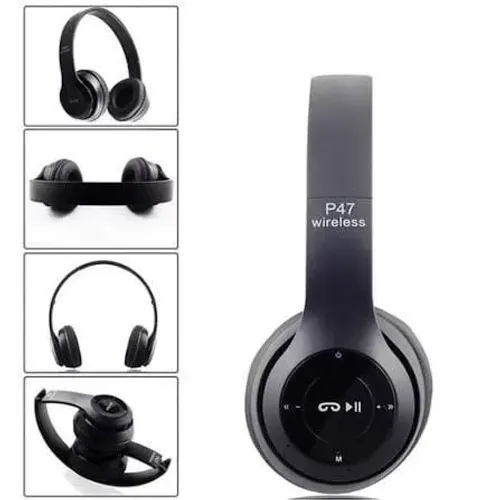 Fone de ouvido,Fone de ouvido sem fio,Fone academia, Wireless Bluetooth Preto