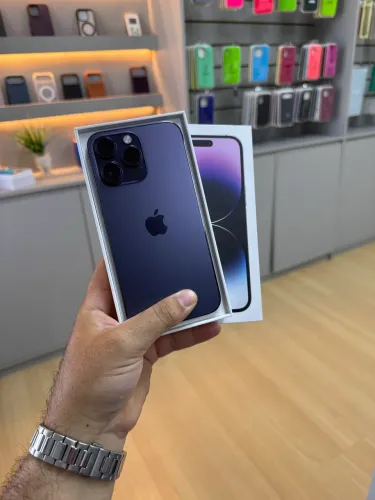 IPHONE 14 PRO MAX 256GB ROXO ÓTIMO ESTADO TODO ORIGINAL E COMPLETO NA CAIXA