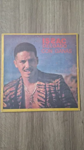 LP Vinil Raro Issac Delgado - Con Ganas (1993) Salsa / Timba Cubana