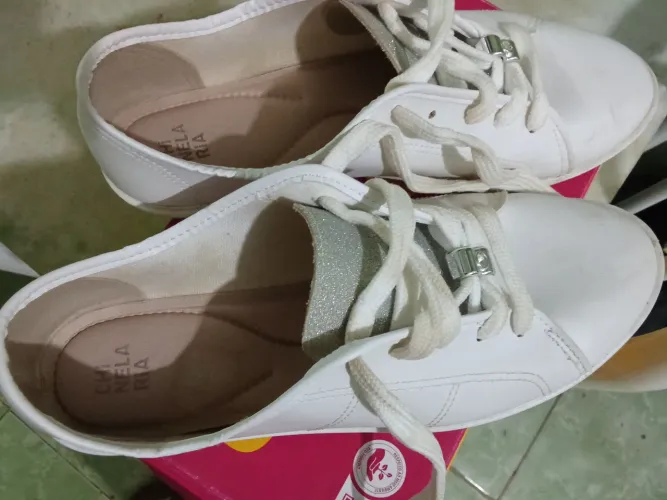 Desapego tênis branco feminino 38 39