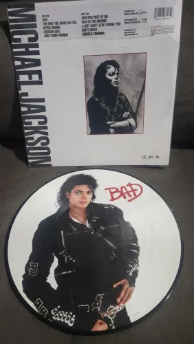Disco de vinil Michael Jackson BAD