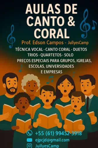 Aulas De técnica vocal & Para rupos que já cantam