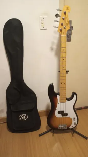 Contrabaixo SX Precision Bass SPB57 Blindado
