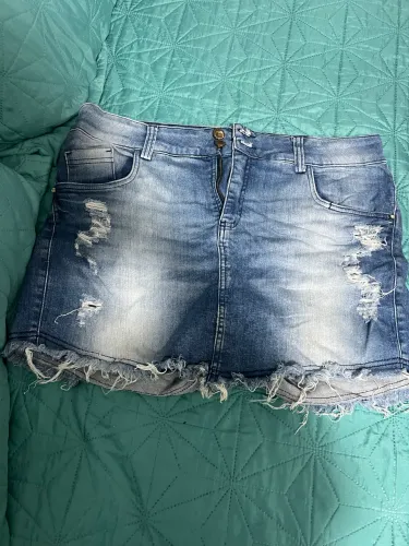 Short saia Jeans tamanho 48