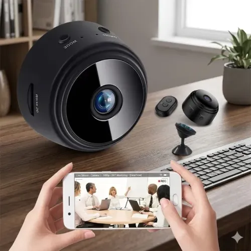 Mini Câmera de Segurança A9 WiFi Full HD 1080p