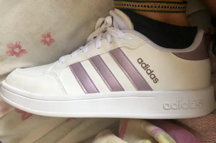 Tenis adidas breaknet roxo metalizado original