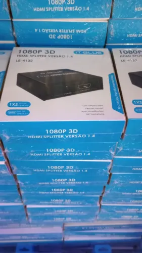 Divisor de tela Hdmi Splitter (Espelhamento duas Telas)  1X2 1X4 E 1X8 