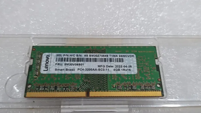 Memória RAM Notebook 4GB DDR4 3200MHz Smart / Lenovo (Original)
