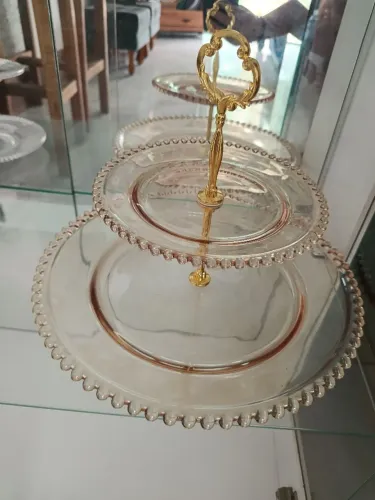 Porta doces dois andares 