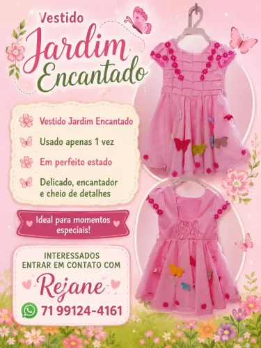 Vestido jardim encantado