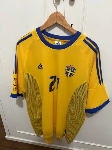 Camisa Suécia 2002 - Ibrahimovic 