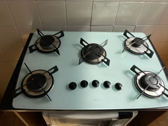 Fogão cooktop 5 bocas
