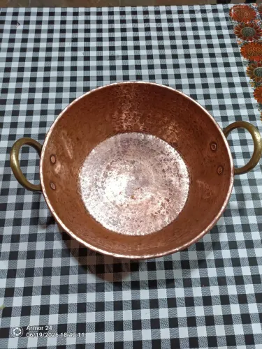 TACHO DE BRONZE PURO ANTIGO MUITO PESADO