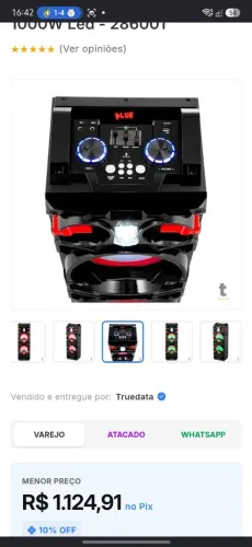 Caixa amplificadora 1000w