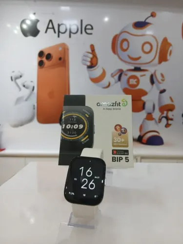 Amazfit Bip 5 - Tela gigante de 1,91", chamadas Bluetooth e monitoramento completo!!!