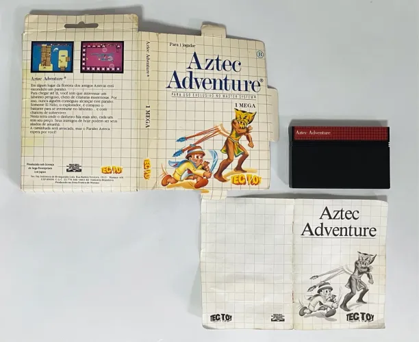 Master System Tec Toy Sega Aztec Adventure